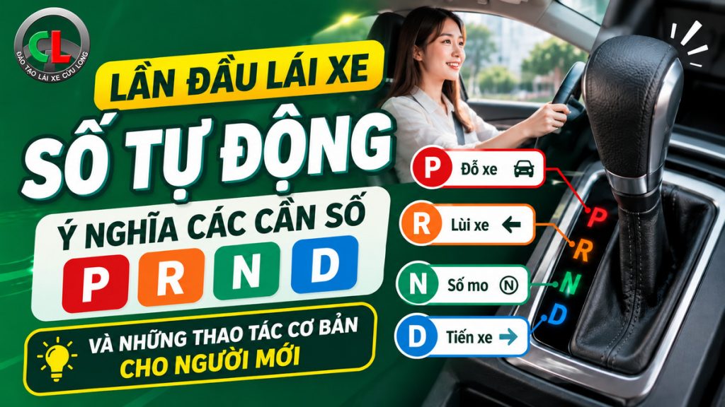 cách lái xe số tự động
